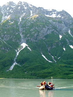 Acustic survey, Crescent Lake, Alaska