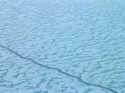Here is the reason we did not see polar bears...the ocean is still frozen...although you can see a nice lead.