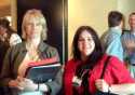 TREC teacher, Sandy Geisbush attends the Arctic Forum, Washington D.C. and gets a chance to meet ARCUS Board of Director, Ingibjorg Jonsdottir, from University Center in Svalbard, Norway.